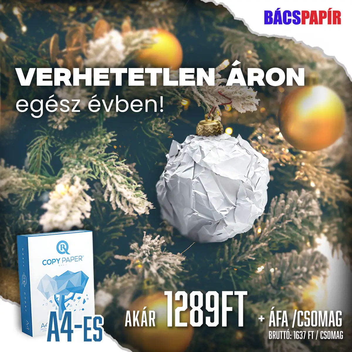 Bácspapir újév